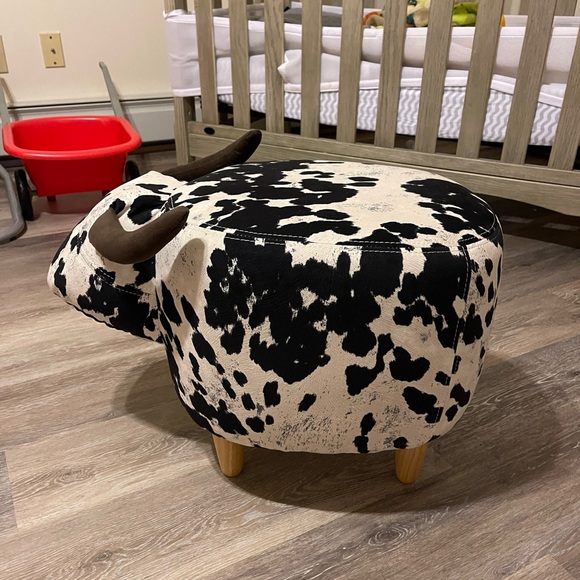 Mini Cow Foot Stool - Picture 2 of 2